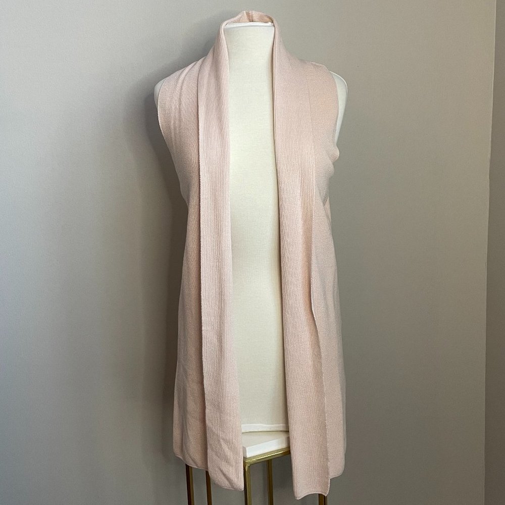 Forever 21 Blush Pink Sweater Cardigan Vest NWT